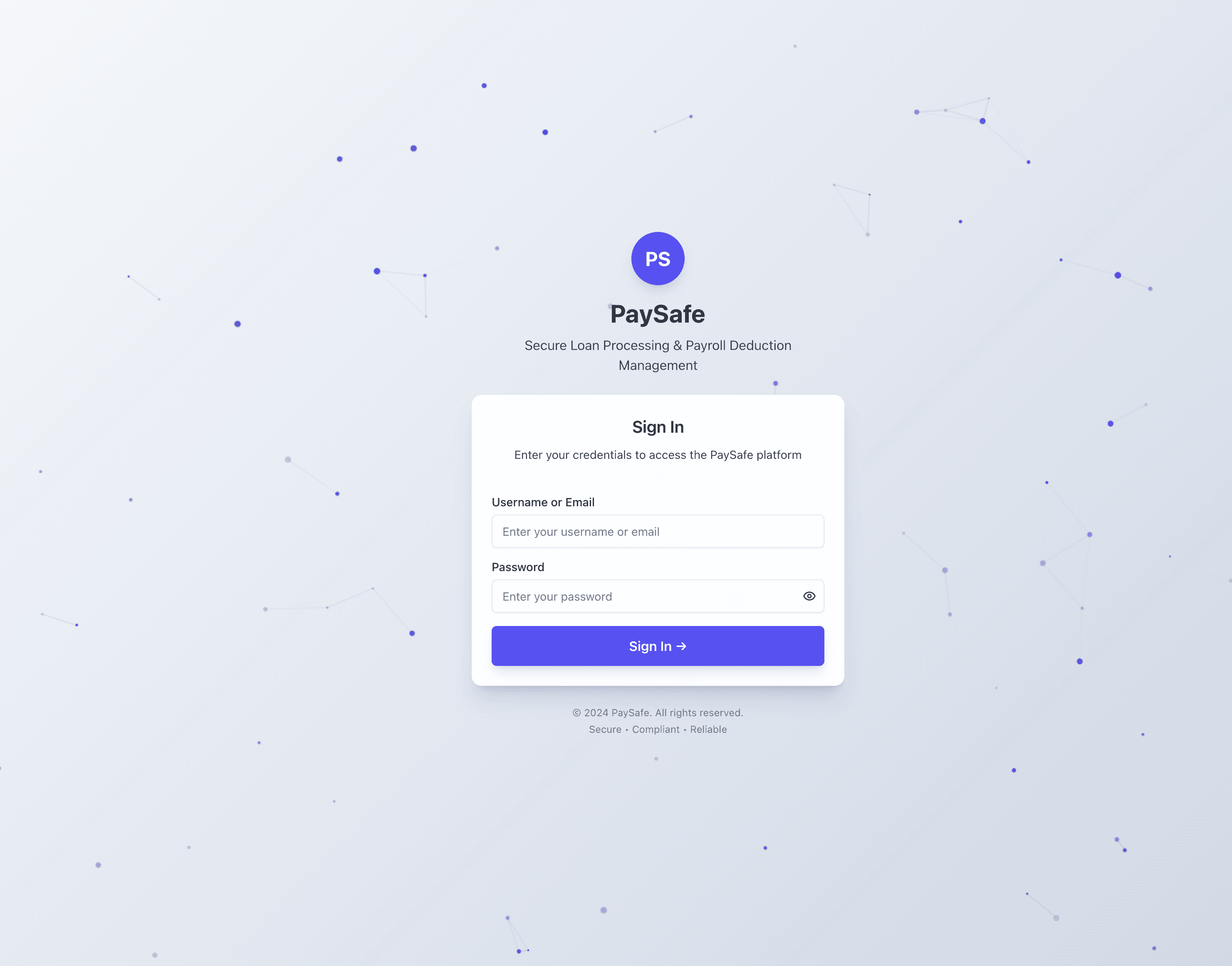 Paysafe product interface